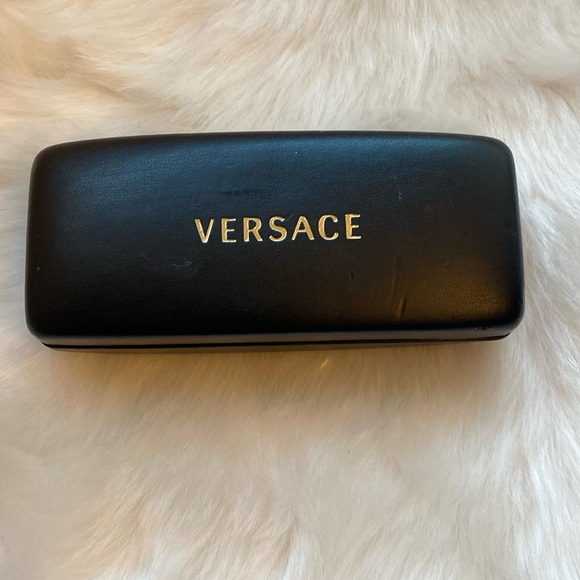 VERSACE Eyeglass Case Black - Picture 1 of 6